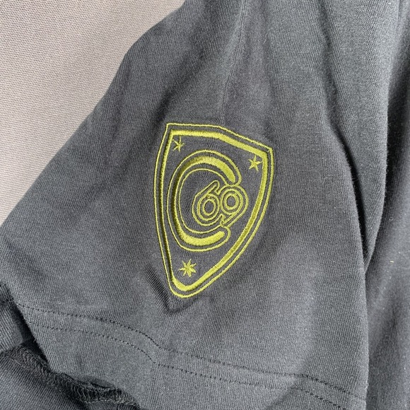 Coogi Shirt Mens 2XL Black Australia Authentic Graphic Tee Patch Logo Casual - Picture 3 of 13